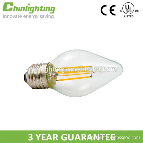 2016 new fashion candle shape clear high quality led the lamp